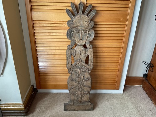 Hand carved wooden balinese - hand,