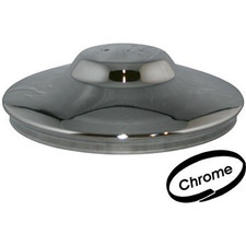 Hub cap without logo chrome