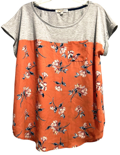 Rewind top size 2xl floral - 2xl,