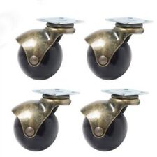 4X Ball Small Caster Wheels For Sofa Furniture Ottoman Wooden Chairs 40mm