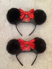 Primark Childs Disney Minnie Mouse Ears Headband x 2 - new