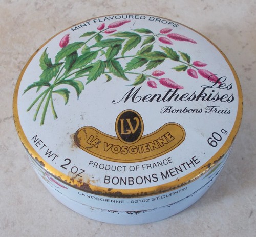 Vintage candy tin box - , les