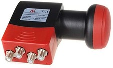 NEW MCTV 671 High Gain Quad Satellite Converter 4 Way LNB Size Name ONLY 2 LEFT