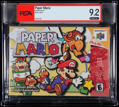 Paper mario nintendo n64 - paper,