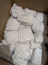 50pcs white chair covers for weddings/events/parties, stretch fit dining chair