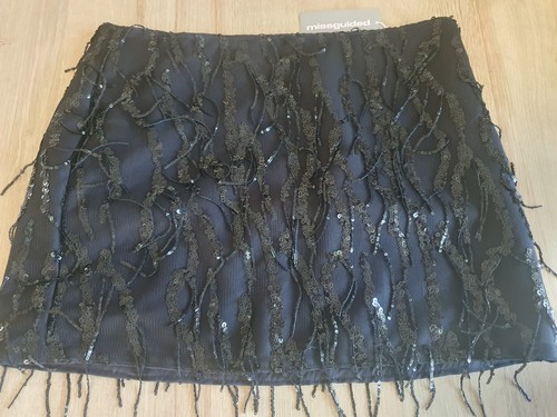 Ladies mini skirt - ladies, black