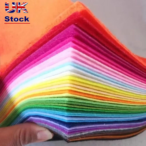 40pcs colorful felt fabric - 40pcs,