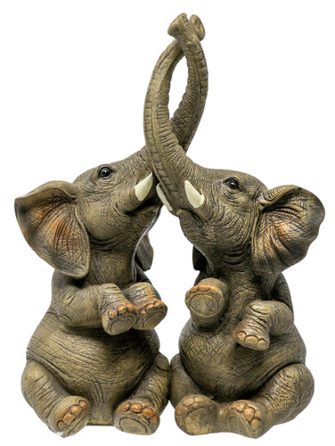 Loving elephant ornament - loving,