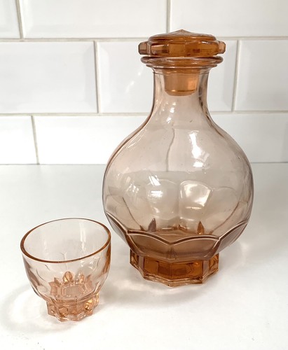 Vintage french peach orange - french, peach/