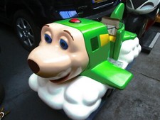 Coin operated jet plane ride