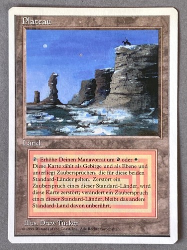 Mtg plateau double - mtg, land
