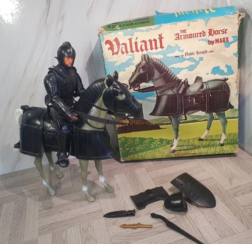 Valiant armoured horse with - armoured,