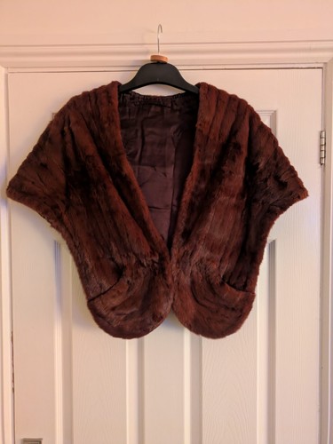 Real fur vintage - , shrug