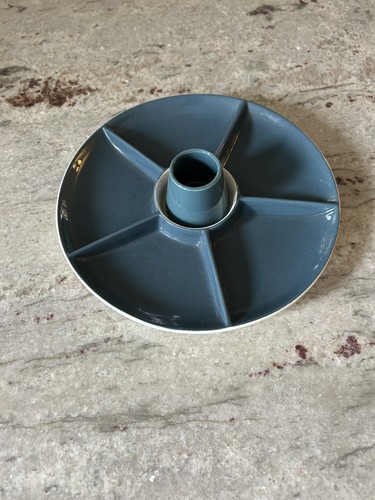 Poole pottery blue - pottery, moon