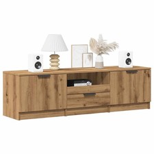 140cm TV Cabinet Engineered Wood Living Room Indoor Media Unit Multi Colours