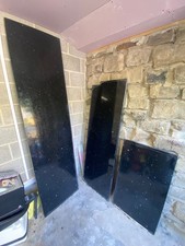 Compac Quartz Kitchen Worktops - 2 pieces - black mirror chip finish