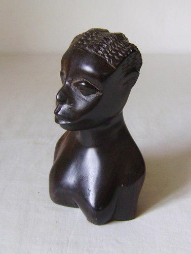 Vintage carved ebony african - vintage,