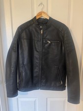Mens Leather Look Jacket -