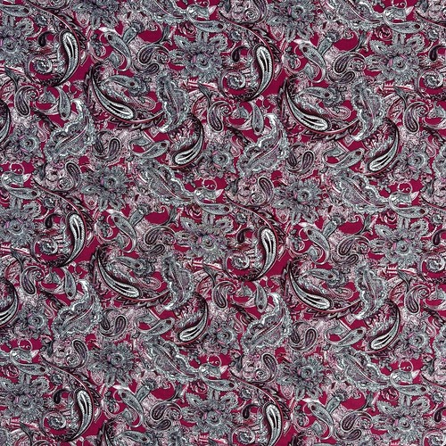 Mia floral paisley viscose - floral,