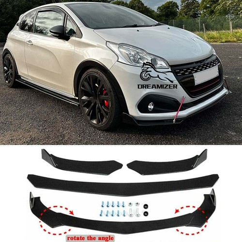 Gloss black front - black, bumper