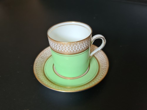 Green gold demi tasse - green,