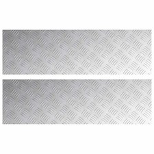 Stair Tread Silver Aluminium