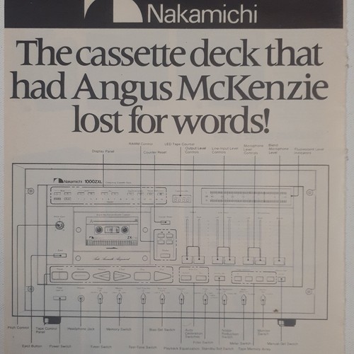 Nakamichi 1000zxl cassette - nakamichi,