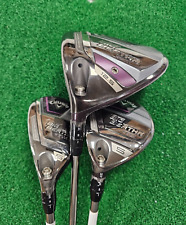 CALLAWAY LADIES LEFT HANDED BIG BERTHA REVA 23 WOOD SET EX DEMO