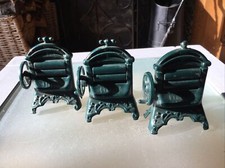 3 OLD DIE CAST METAL MANGLES.