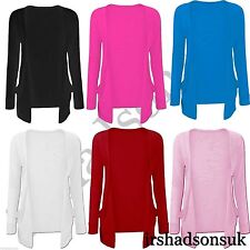 New Kids Girls Open Boyfriend Style Long Sleeve Fashion Cardigan Various Colors