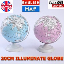 Illuminate Educational Swivel World Globe 20CM Desktop Globe English Map For Kid