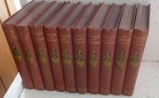 Vintage TEN Book Set The Fun Library Punch Humour Caricatures Cartoons Satire