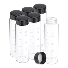 6pcs 50ml Small Clear Glass