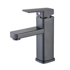 BLACK SINK MIXER TAP CLOAKROOM