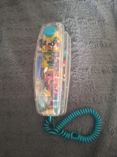 Vintage transparent telephone