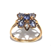 Ladies ornate 9ct yellow gold
