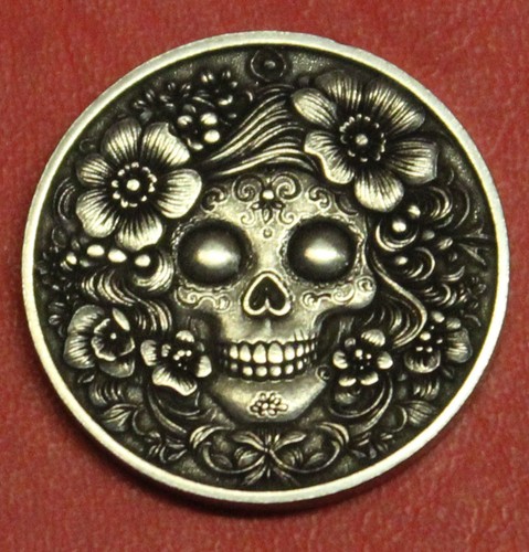 Hobo nickel sugar skull - hobo, made