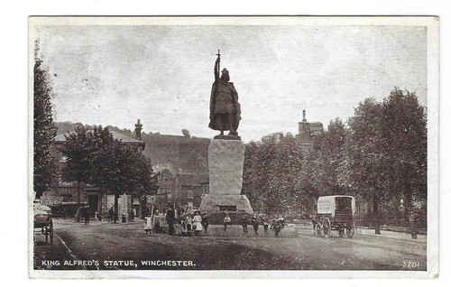 Old postcard 1917 winchester - old,