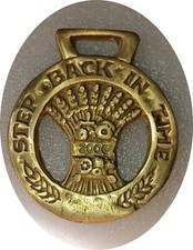 STEP BACK IN TIME - WHEATSHEAF - horse brass (7679)