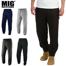 Mens MIG Work Cargo Fleece Jogging Bottoms Size S to 5XL - TRACKSUIT TROUSERS