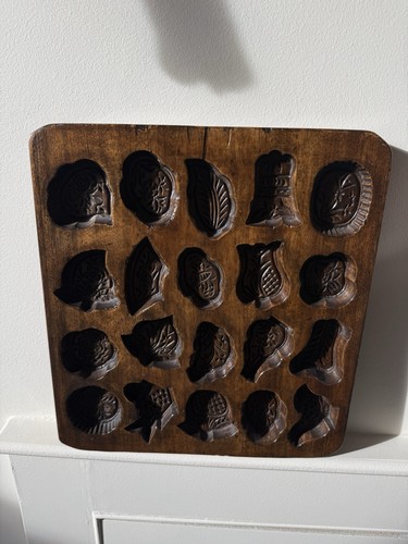 Extremely rare treen marchpane - rare,