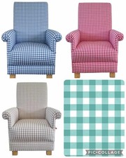 Gingham Check Fabric Adult