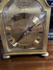 Vintage brass Swiza Tempus Fugit Vintage Heavy Alarm  clock - Working timepiece 