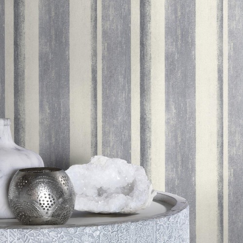 Linares stripe blue - stripe, sage