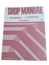 Honda Legend Coupe Supplement