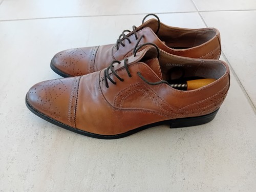 Jeff banks leather shoes size - leather,