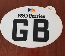 Car, caravan or truck Stickers P&O Ferries GB
