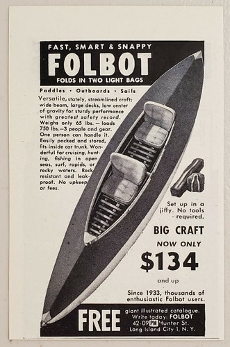 1952 print folbot big craft - 1952,