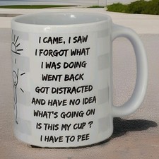 Funny Rude Coffee Mug Mens
