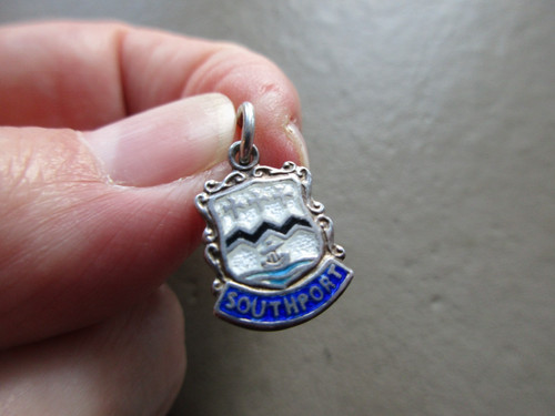 Vintage sterling silver enamel - sterling,